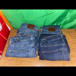 4x *NEW* Men's Bluejeans Bootcut Epic Flex size 29x32 by Hollister - 29x32 *READ